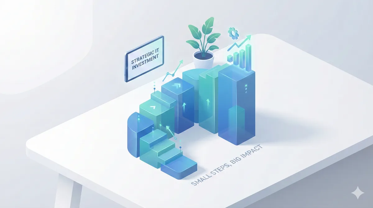 年商100億未満の企業が限られたIT予算を戦略的に投資して高いROIを達成するには？