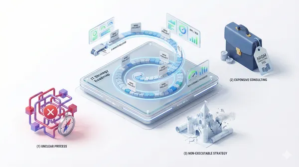 中堅・中小企業がIT戦略の策定時に注意すべき３つの落とし穴とは？