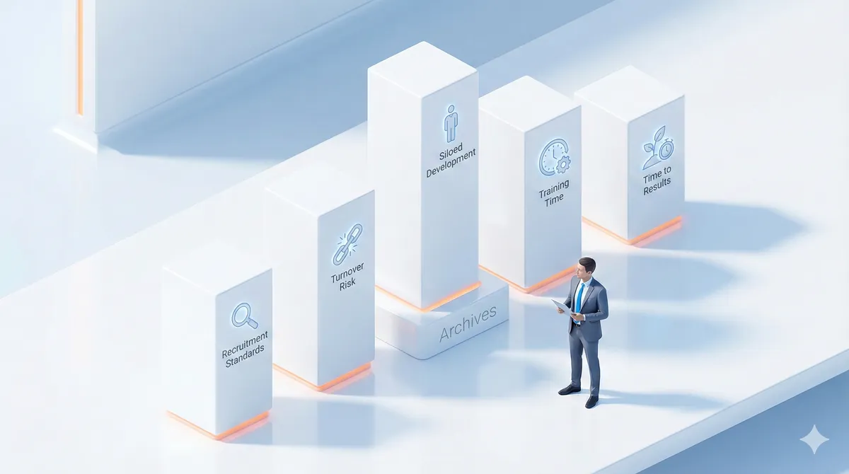 社内システム開発の内製化で懸念すべき５つのデメリット