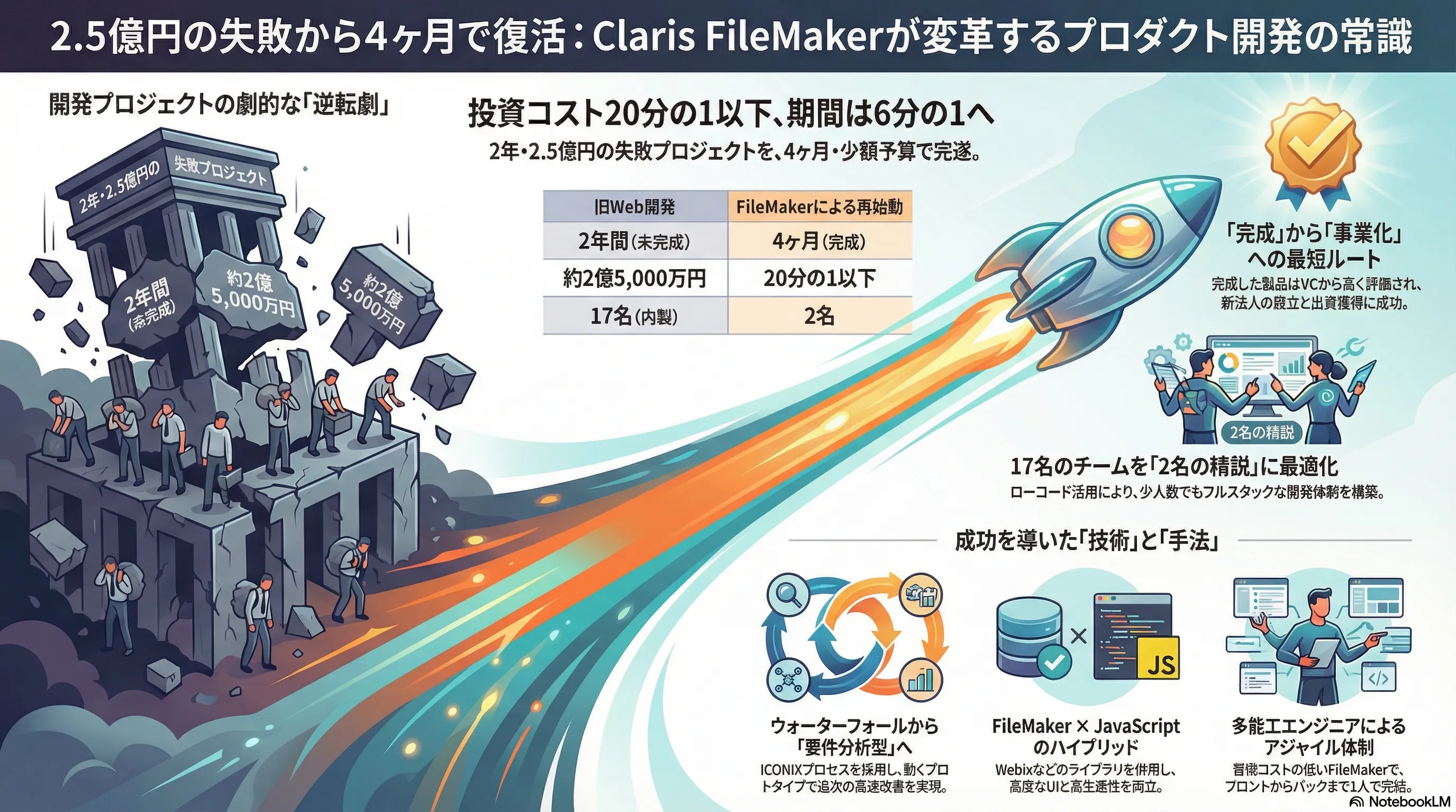 失敗したWebプロダクト開発を復活に導いた Claris FileMaker の魅力