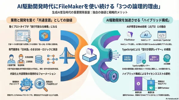 【要約】AI駆動開発時代でも、弊社がFileMakerプラットフォームを重要な開発基盤の1つとして持ち続ける3つの理由