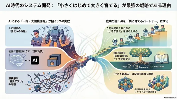 【要約】AI駆動開発時代でも、「小さくはじめて大きく育てる」は変わらない